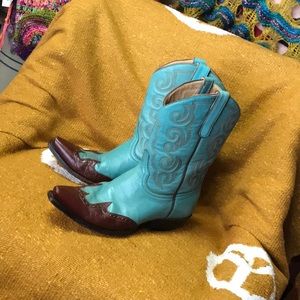 Old Gringos size 8 Turquoise